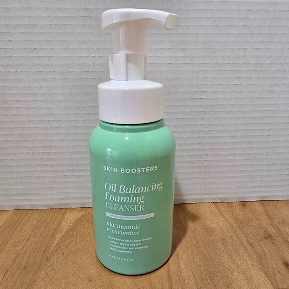 Skin Boosters Oil Balancing Foaming Cleanser Niacinamid & Cucumber 10.4 fl oz - Picture 1 of 3